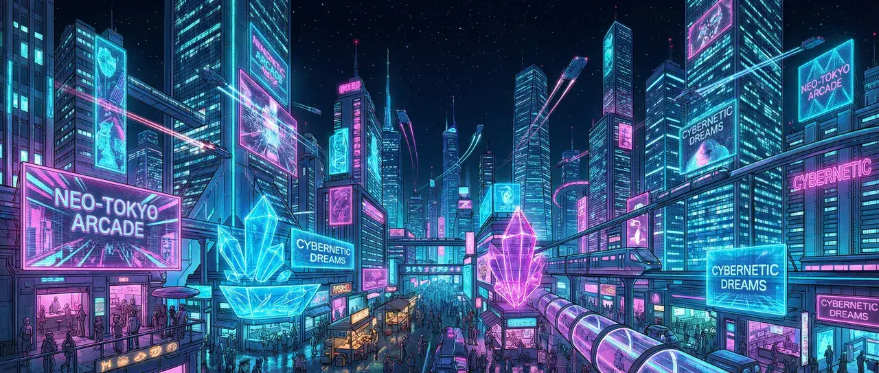 hth电竞 赛博朋克水晶不夜城全景 - 博彩信息聚合